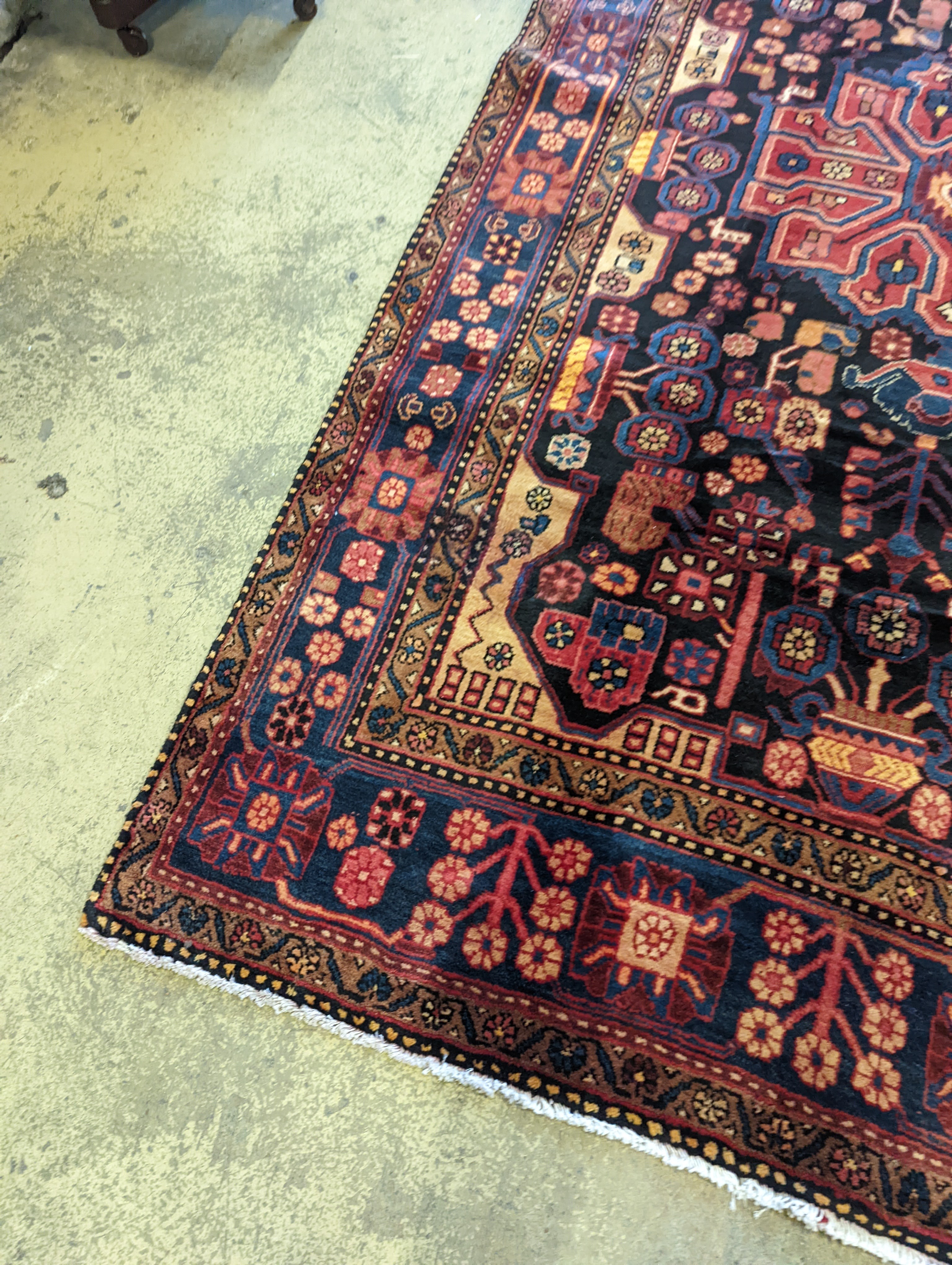 A Nahavand carpet, 290 x 164cm